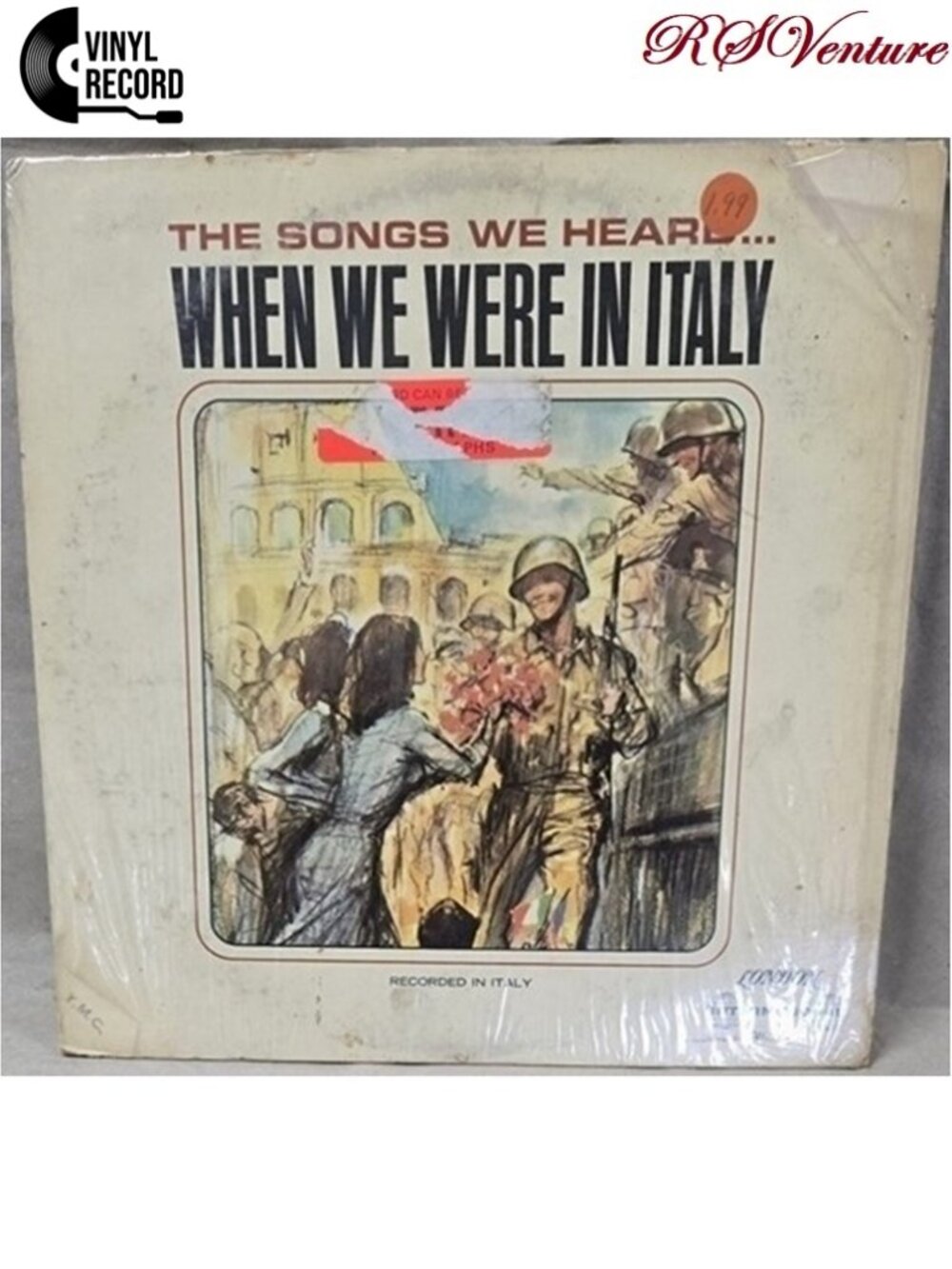Vinyl LP Record Album "WHEN WE WERE IN ITALY"